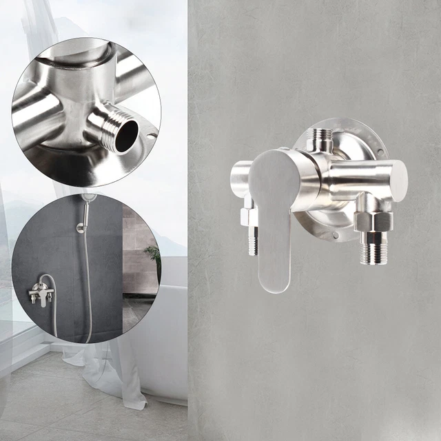 STAINLESS STEEL EXPOSED Shower Control Valve Bath Hot+Cold Mixer Shower